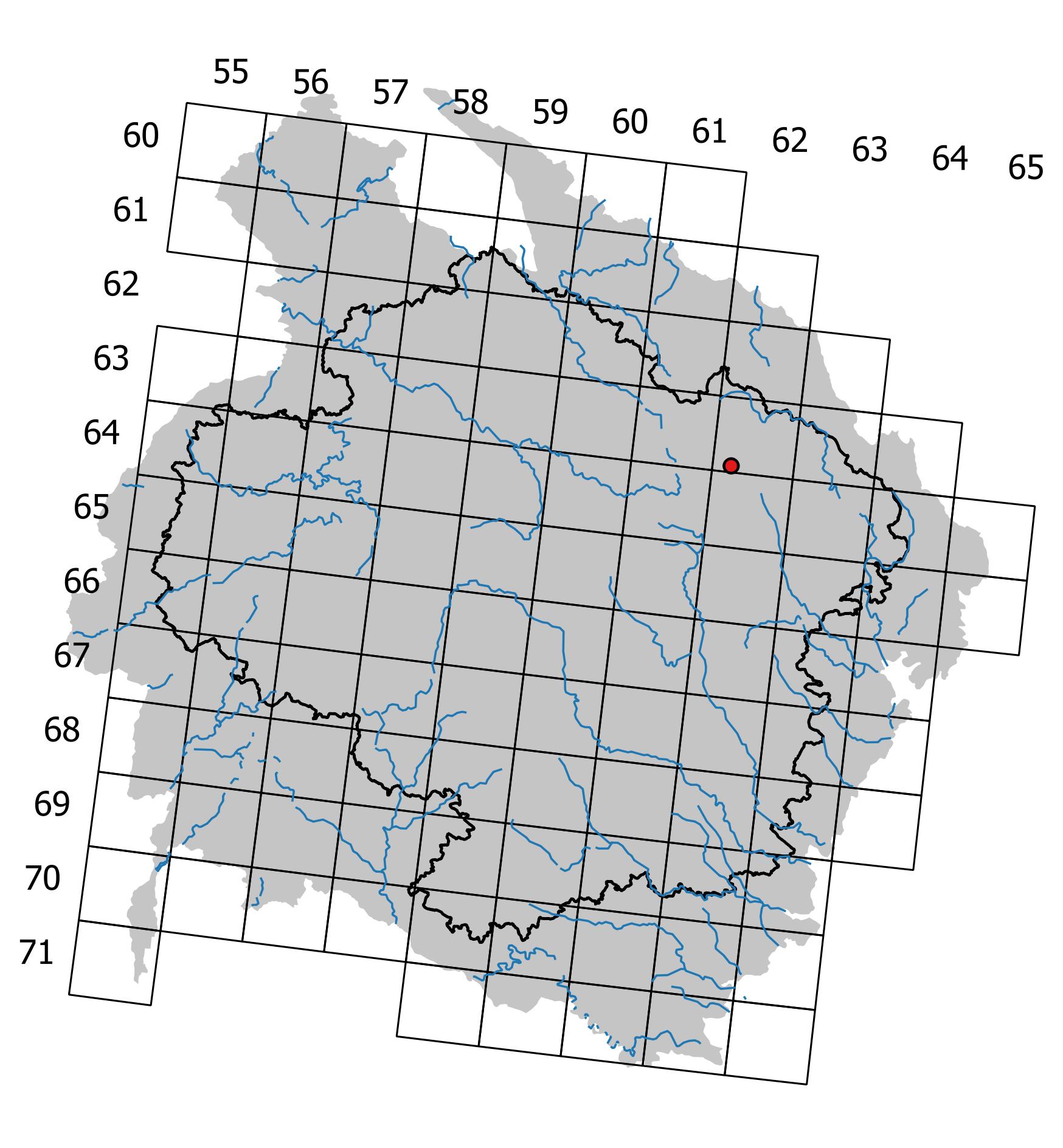 Mapa výskytu - sečovka Kunzeova - Schljakovia kunzeana