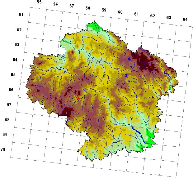 Mapa výskytu - orel jestřábí - Aquila fasciata
