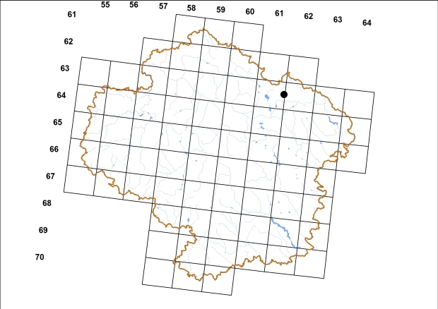 Mapa výskytu - modranka karpatská - Bielzia coerulans
