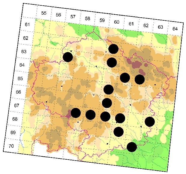 Mapa výskytu - vážka červená - Crocothemis erythraea