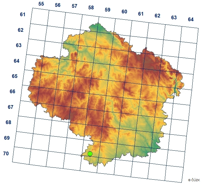 Mapa výskytu - žížala kalifornská - Eisenia andrei
