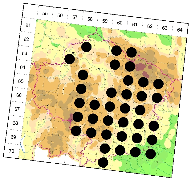 Mapa výskytu - šidélko menší - Ischnura pumilio