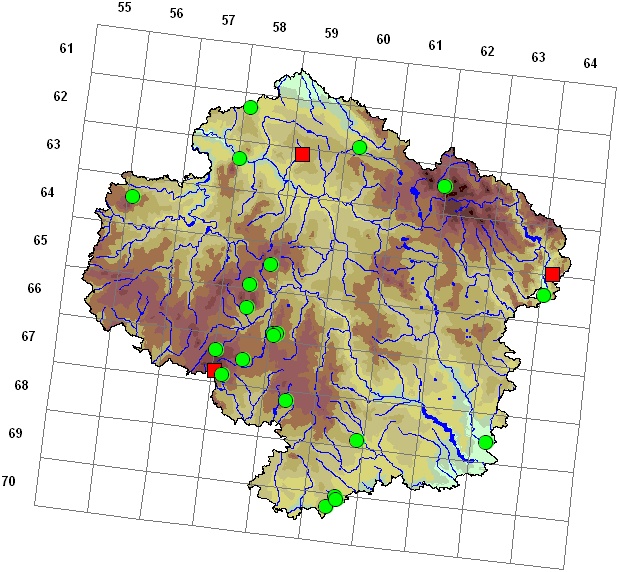 Mapa výskytu - stínka drobná - Lepidoniscus minutus