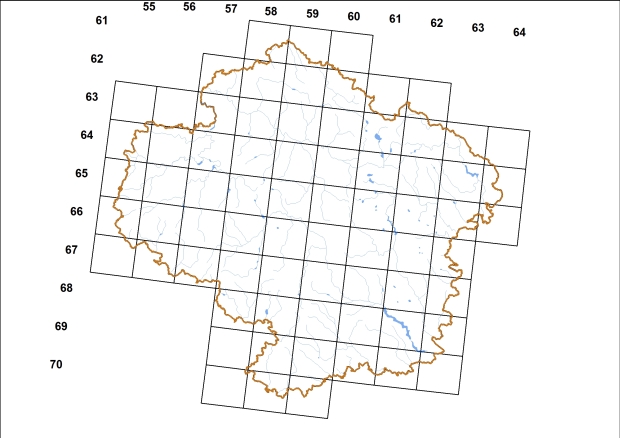 Mapa výskytu - slimák největší - Limax maximus