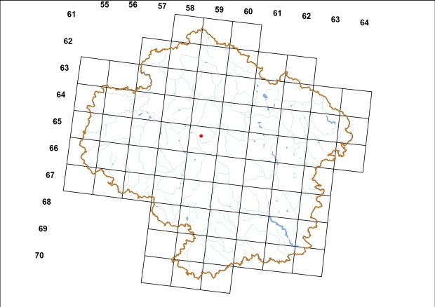 Mapa výskytu - řasnatka nadmutá - Macrogastra tumida