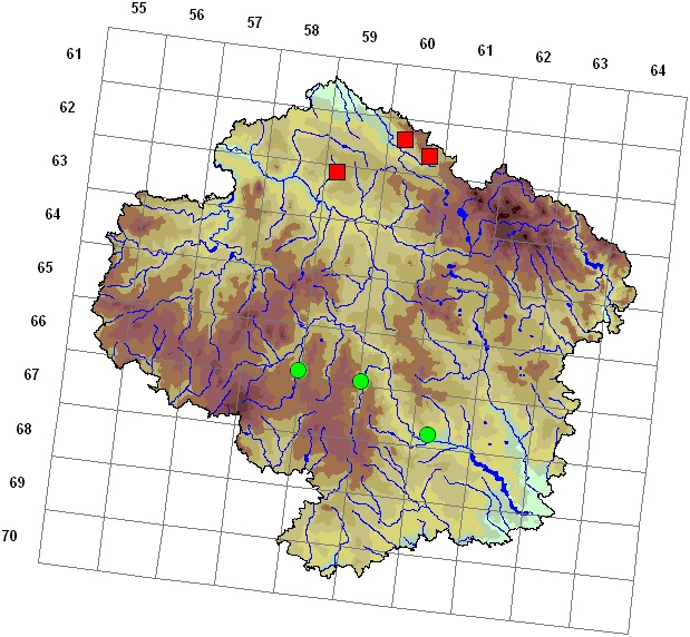 Mapa výskytu - stínka zední - Oniscus asellus