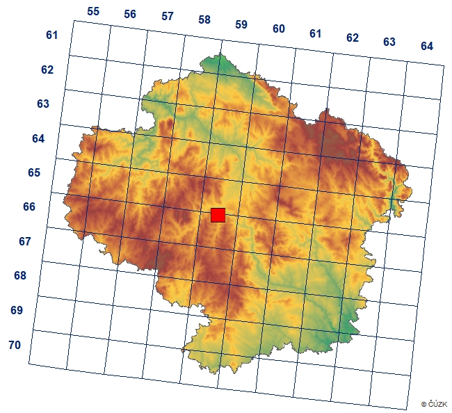 Mapa výskytu - jasoň červenooký - Parnassius apollo
