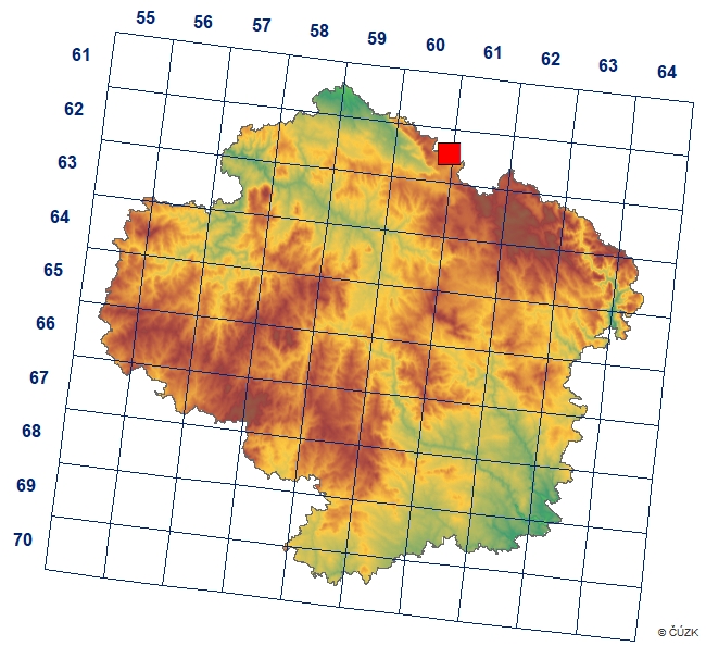 Mapa výskytu - modrásek hořcový - Phengaris alcon