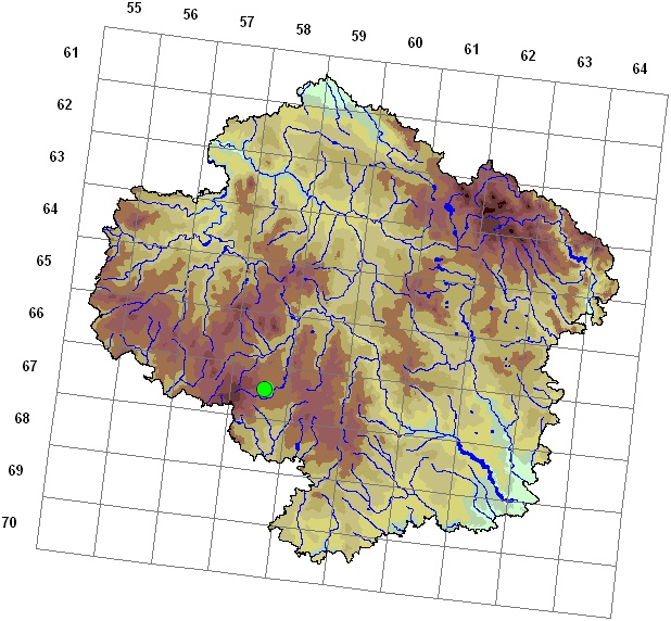 Mapa výskytu - zobanitka zední - Rhynchostegium murale