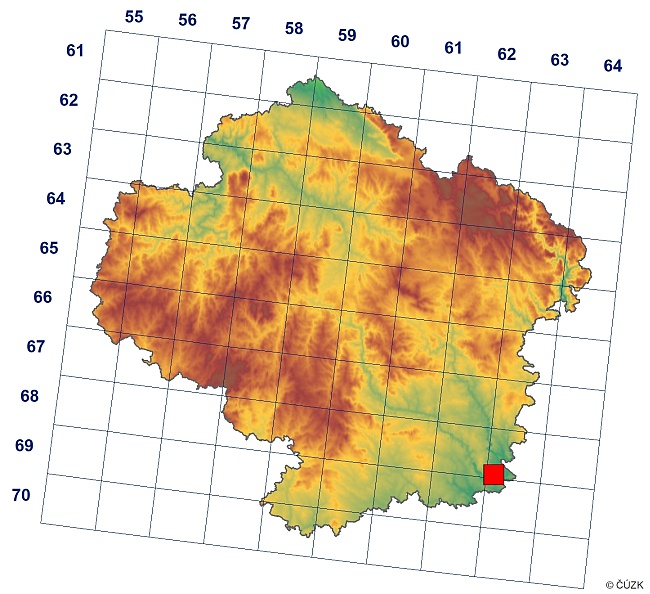 Mapa výskytu - mechovec stromový - Sphaerozetes orbicularis
